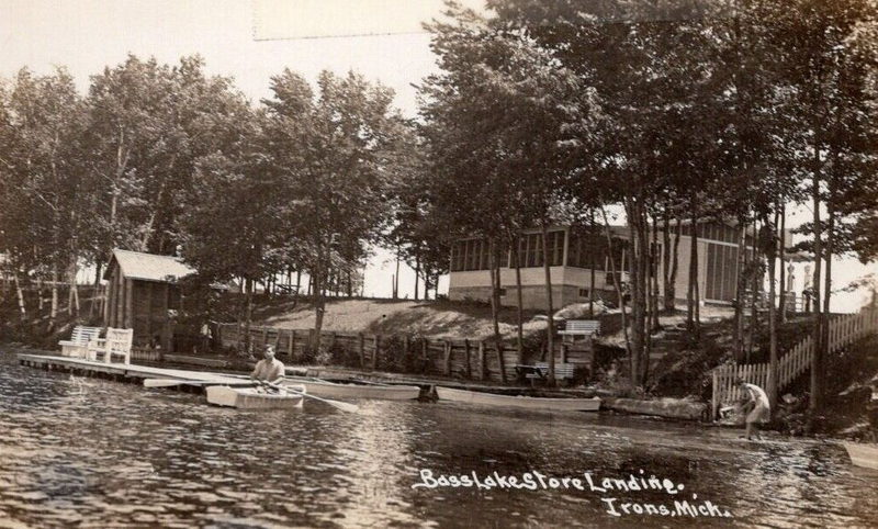 Bass Lake Store - Vintage Postcard (newer photo)